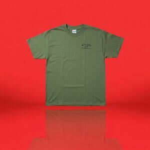 NWT Cherokee Grill Gatlinburg T-Shirt - Men's XL - Olive Green - Smoky Mountains